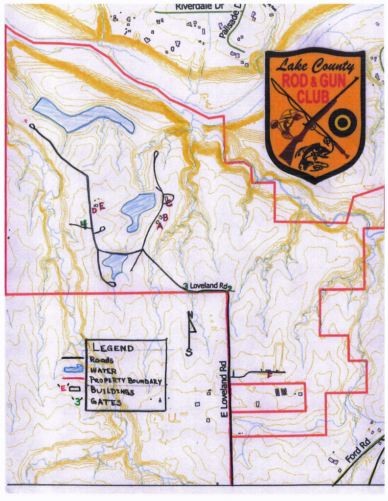 Lake County Rod and Gun Club map 2026